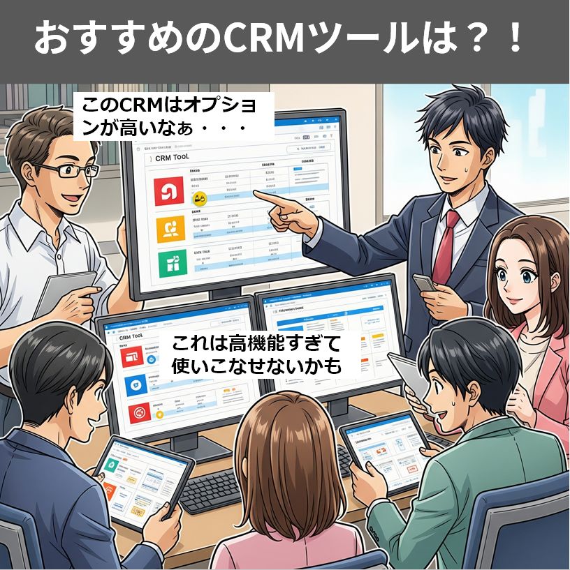 CRMツールおすすめランキング